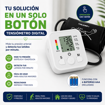 HeartTrack™ / Monitoreo práctico para cuidar tu salud