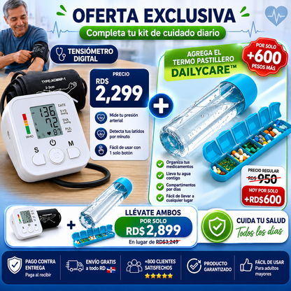 HeartTrack™ / Monitoreo práctico para cuidar tu salud