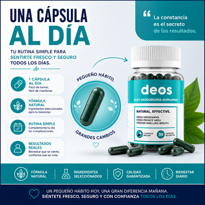 Deos FreshCore™ / Una cápsula al día para una rutina más fresca y segura