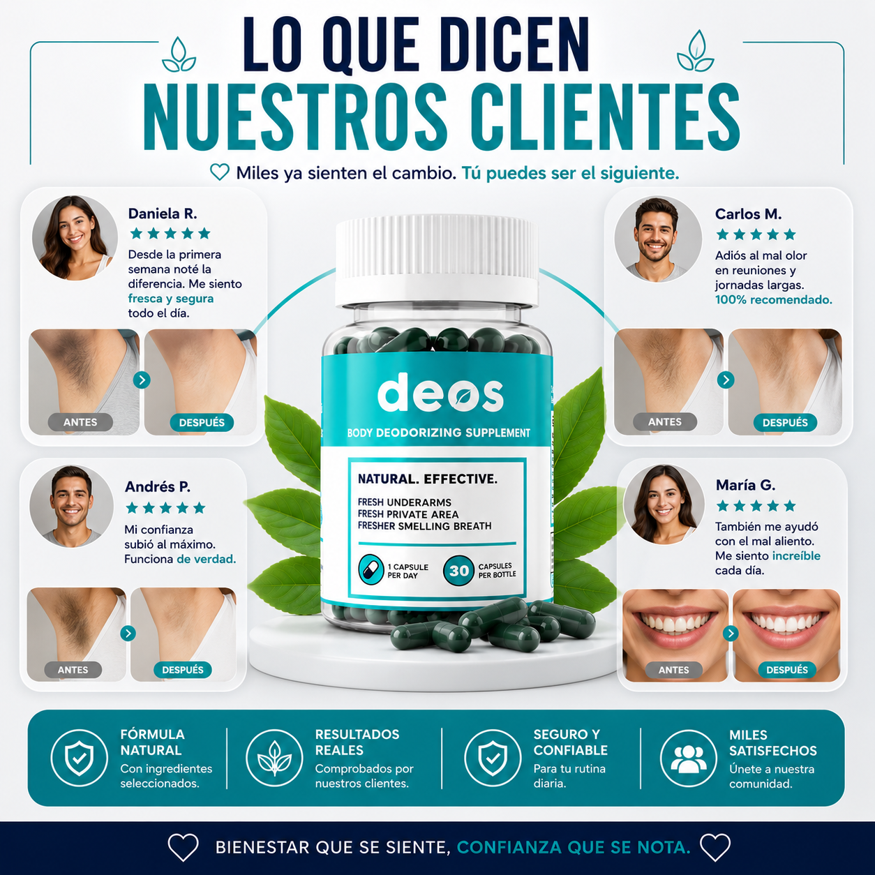 Deos FreshCore™ / Una cápsula al día para una rutina más fresca y segura