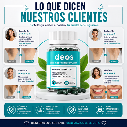 Deos FreshCore™ / Una cápsula al día para una rutina más fresca y segura