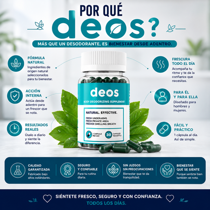 Deos FreshCore™ / Una cápsula al día para una rutina más fresca y segura