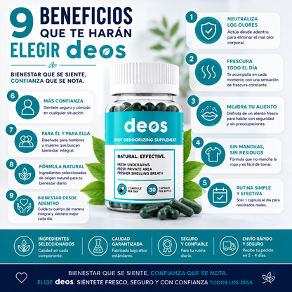 Deos FreshCore™ / Una cápsula al día para una rutina más fresca y segura